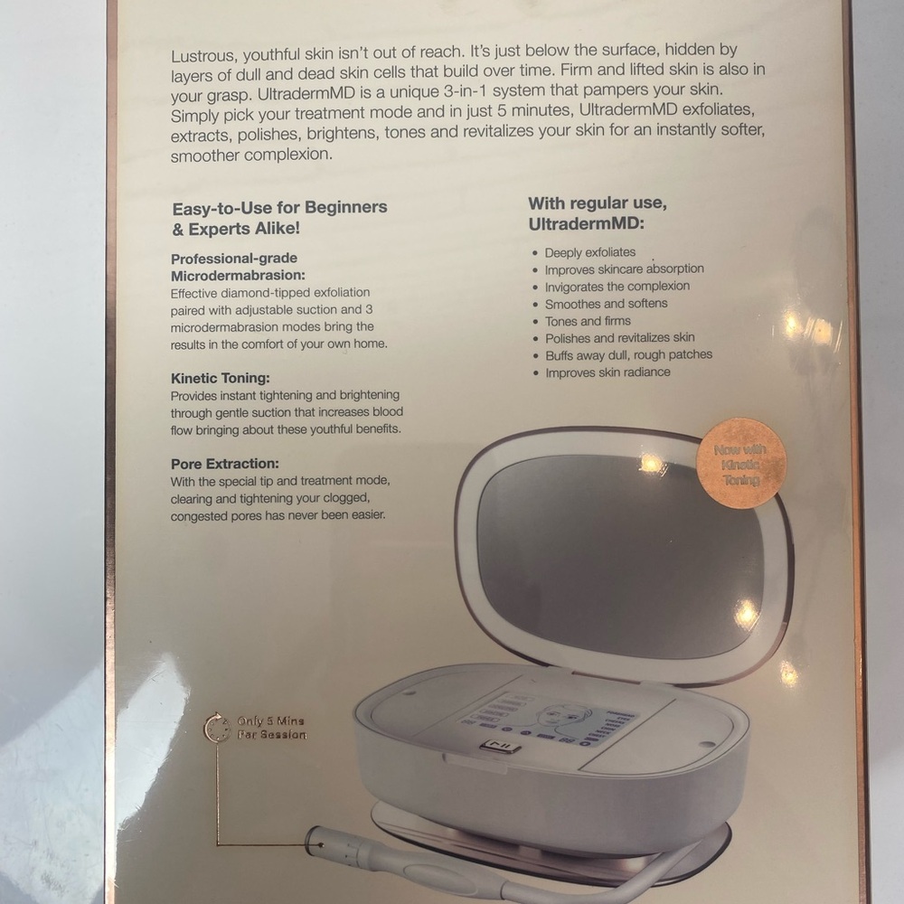Trophy Skin Ultraderm MD Microdermabrasion, Pore Extraction, Skin Toning NEW! - Picture 3 of 4